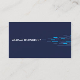 Tarjeta De Visita Patrón técnico en azul