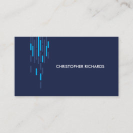 Tarjeta De Visita Patrón técnico en azul II