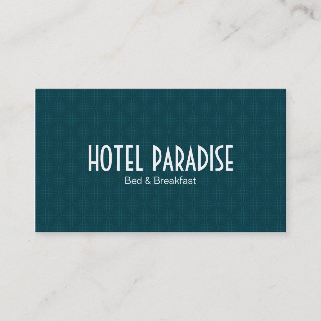 Tarjeta De Visita Patrón verde (Anverso)