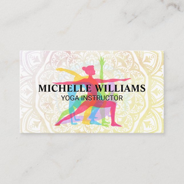 Tarjeta De Visita Patrón YogaMandala (Anverso)