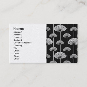 Tarjeta De Visita Pattern_secbw, Name, Address 1, Address 2, Cont...
