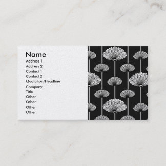 Tarjeta De Visita Pattern_secbw, Name, Address 1, Address 2, Cont...