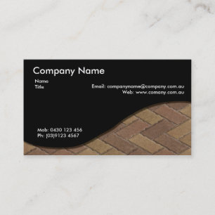 Tarjeta De Visita Pavimentación