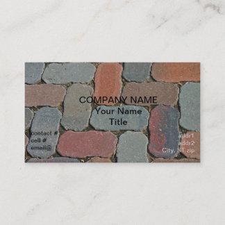 Tarjeta De Visita pavimentadoras onduladas del borde