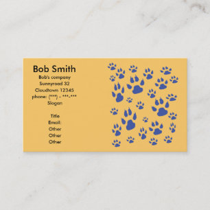 Tarjeta De Visita Pawprints