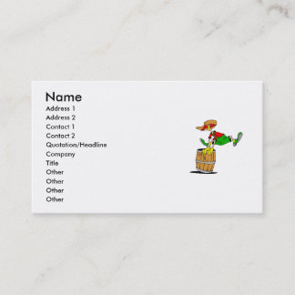 Tarjeta De Visita Payaso del rodeo