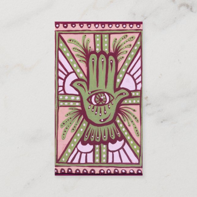 Tarjeta De Visita Paz y alegría (Anverso)