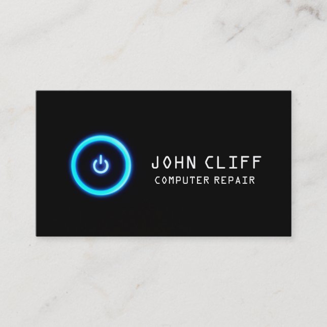 Tarjeta De Visita PC, portátil, PC Repair Business Card (Anverso)