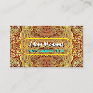 Tarjeta De Visita PCB, Placa de Circuito Impreso Electrónico QR - Or