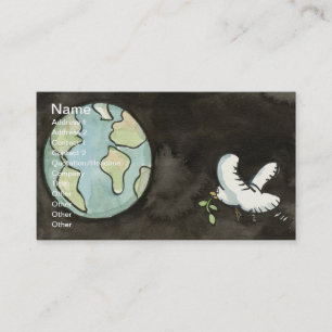Tarjeta de visita Peace on Earth