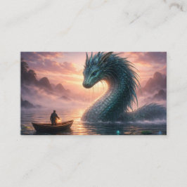 Tarjeta De Visita Peaceful Sea Creature Fantasy Business Card