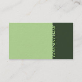 Tarjeta De Visita Pear Pine Green Modern