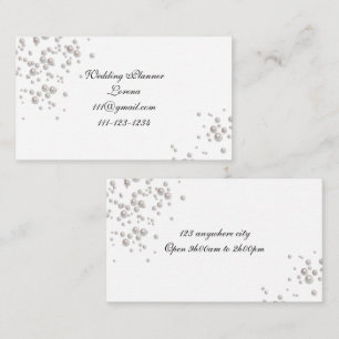 tarjeta de visita pearl elegante y sencilla