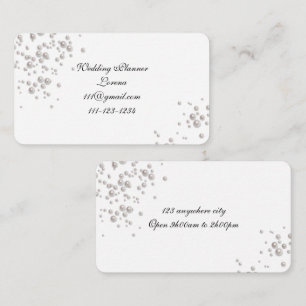 tarjeta de visita pearl elegante y sencilla