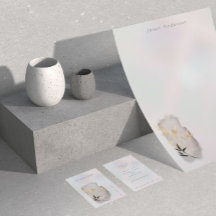 Tarjeta de visita Pearl Golden Bamboo de lujo