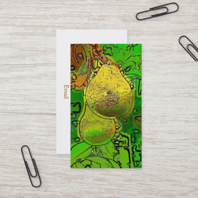 TARJETA DE VISITA PEARS (Anverso/Reverso In Situ)