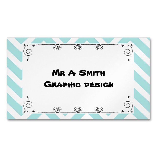 Tarjeta de visita peculiar bonita (Anverso)