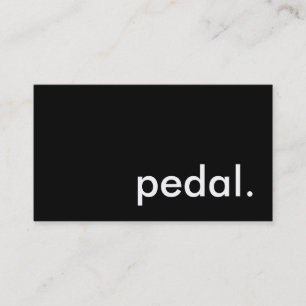 Tarjeta De Visita pedal.