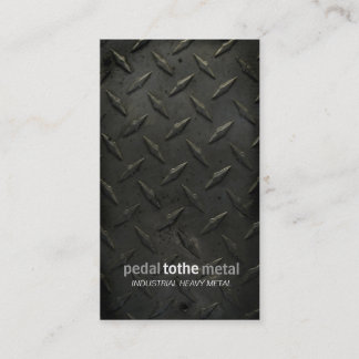 Tarjeta De Visita Pedal de la CROMATOGRAFÍA GASEOSA el | al metal