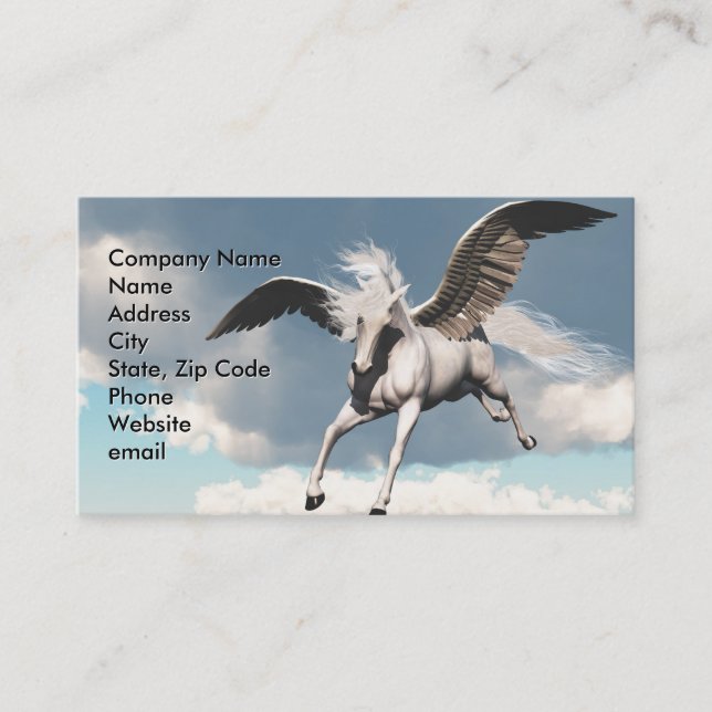 Tarjeta De Visita Pegasus (Anverso)