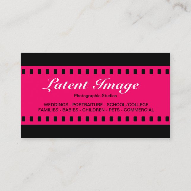 Tarjeta De Visita película 08 de 35m m (Anverso)