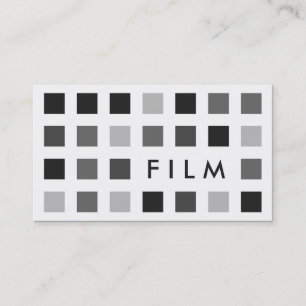Tarjeta De Visita PELÍCULA (cuadrados de la MOD)