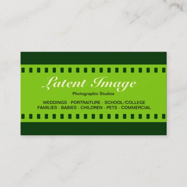 Tarjeta De Visita Película de 35 mm 07 (Anverso)
