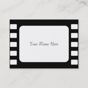 Tarjeta De Visita película de 35m m, su nombre aquí