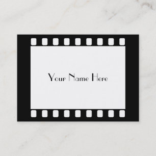 Tarjeta De Visita película de 35m m, su nombre aquí