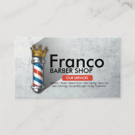 Tarjeta De Visita Película de la peluquería de la peluquería de la C
