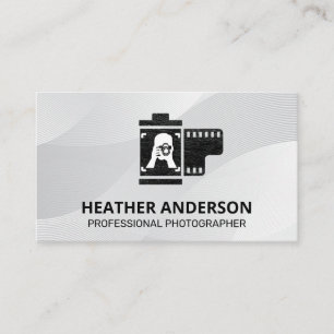 Tarjeta De Visita Película   Logo del fotógrafo