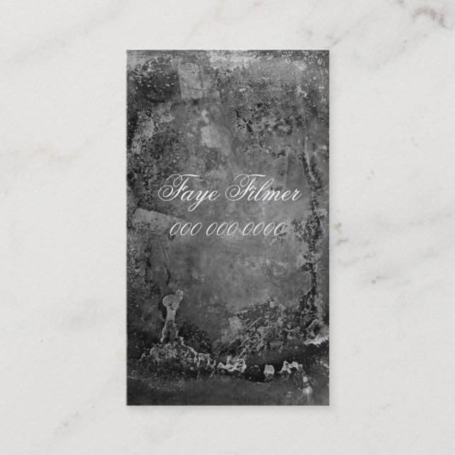 Tarjeta De Visita Película vieja (Anverso)