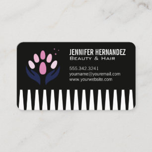 Tarjeta De Visita Pelo y Uñas   Salón de Belleza