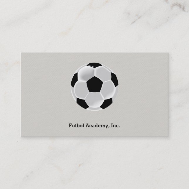 Tarjeta De Visita Pelota de fútbol (Anverso)