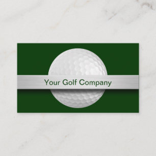 Tarjeta De Visita Pelota de golf temática