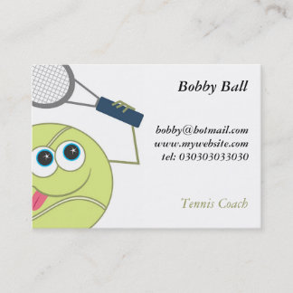 Tarjeta De Visita Pelota de tenis