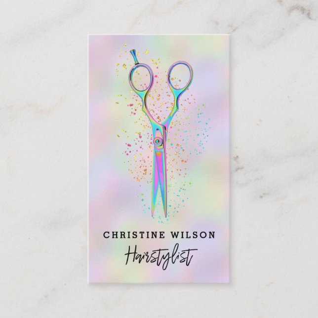 Tarjeta De Visita peluquera (Anverso)