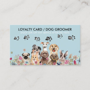 Tarjeta De Visita Peluquería canina cuidador de mascotas venta lealt