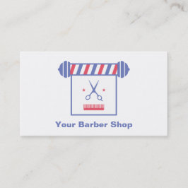 Tarjeta De Visita Peluquería de caballeros retra caprichosa de las