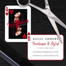 Peluquería de fotos femeninas de la Reina