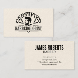 Tarjeta De Visita Peluquería Estilista De Cabello Barbero Profesiona