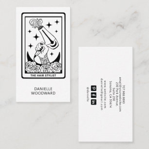 Tarjeta De Visita Peluquero de Tarot