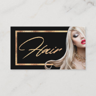 Tarjeta De Visita Peluquero hermoso del ★