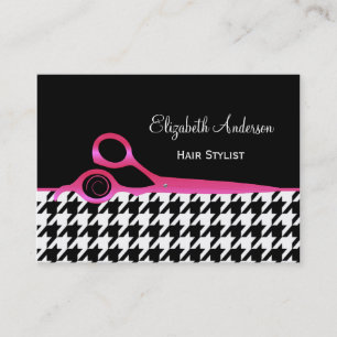 Tarjeta De Visita PelUquerO Tijeras Rosas