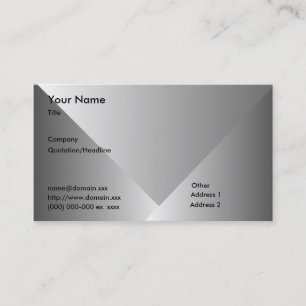 Tarjeta De Visita Pendiente-Negocio gris