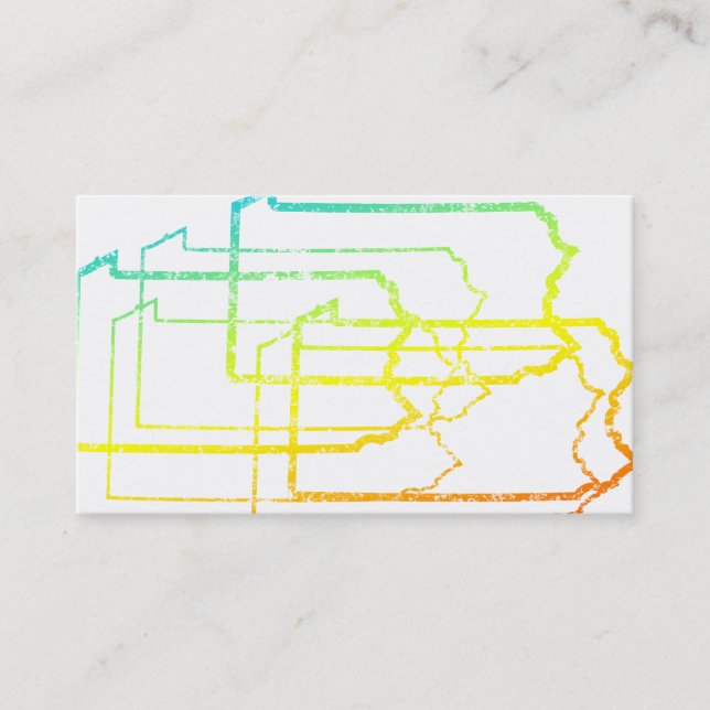 Tarjeta De Visita pennsylvania chill blur (Anverso)