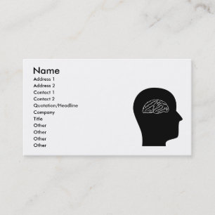 Tarjeta De Visita Pensamiento en la neurología