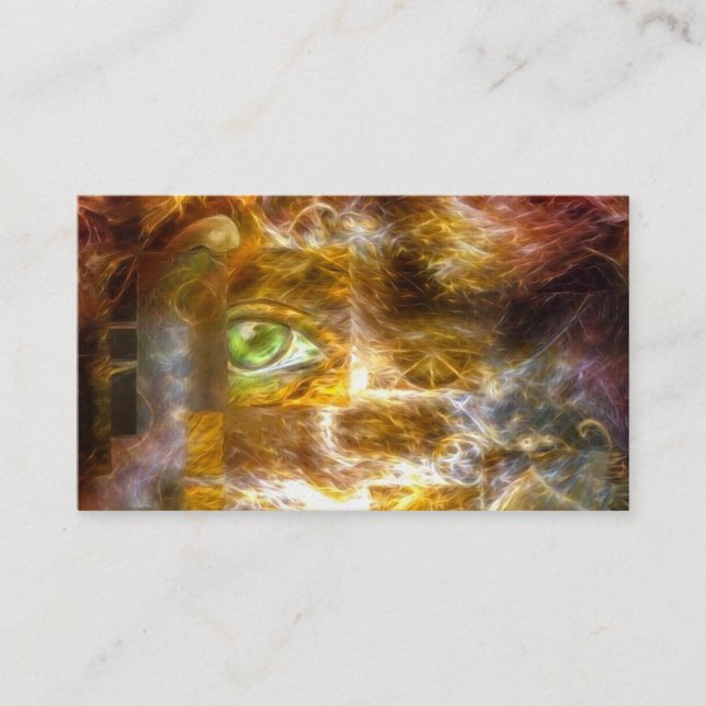 Tarjeta De Visita Pensamientos y dimensiones (Anverso)