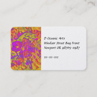 Tarjeta De Visita Peonies rosados