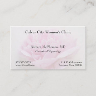 Tarjeta De Visita Peony cloup